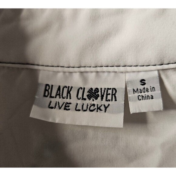 Black Clover Golf Polo Shirt Clover Size Small - Picture 10 of 10